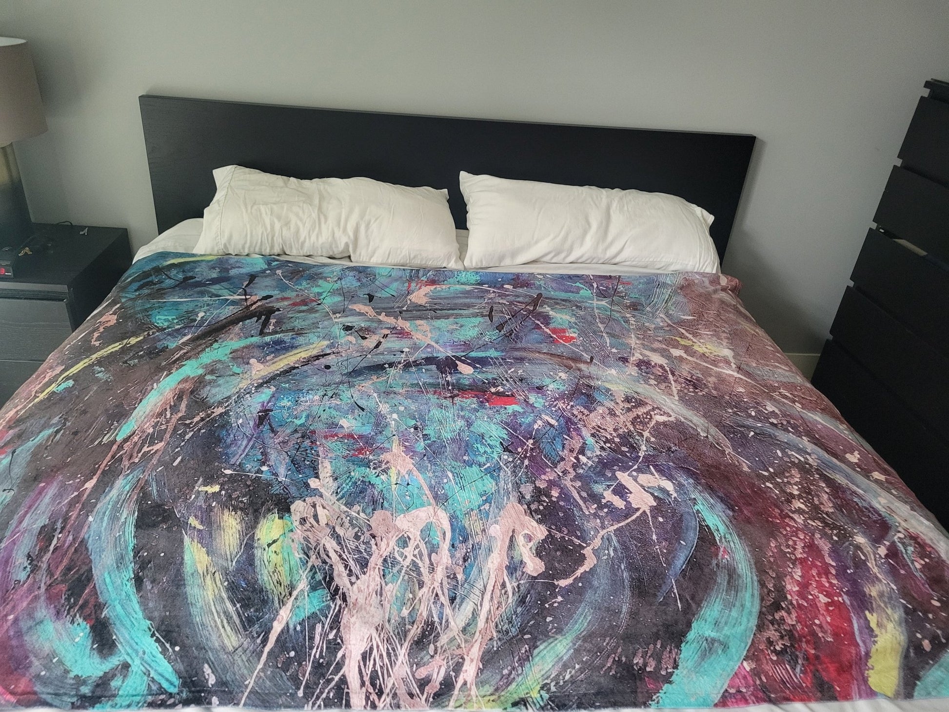 Abstract Plush Blanket By Buisty - Buisty