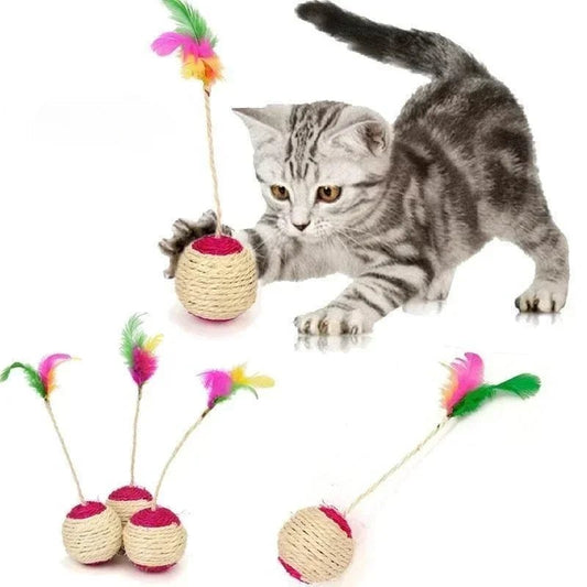 Cat Sisal Scratching Ball toy - Buisty