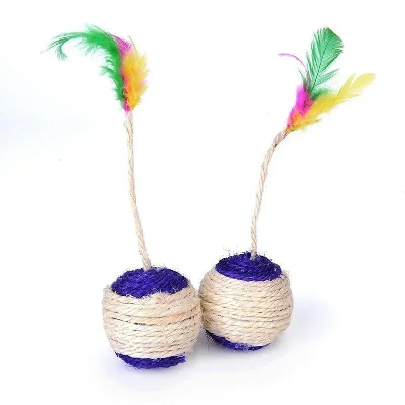 Cat Sisal Scratching Ball toy - Buisty