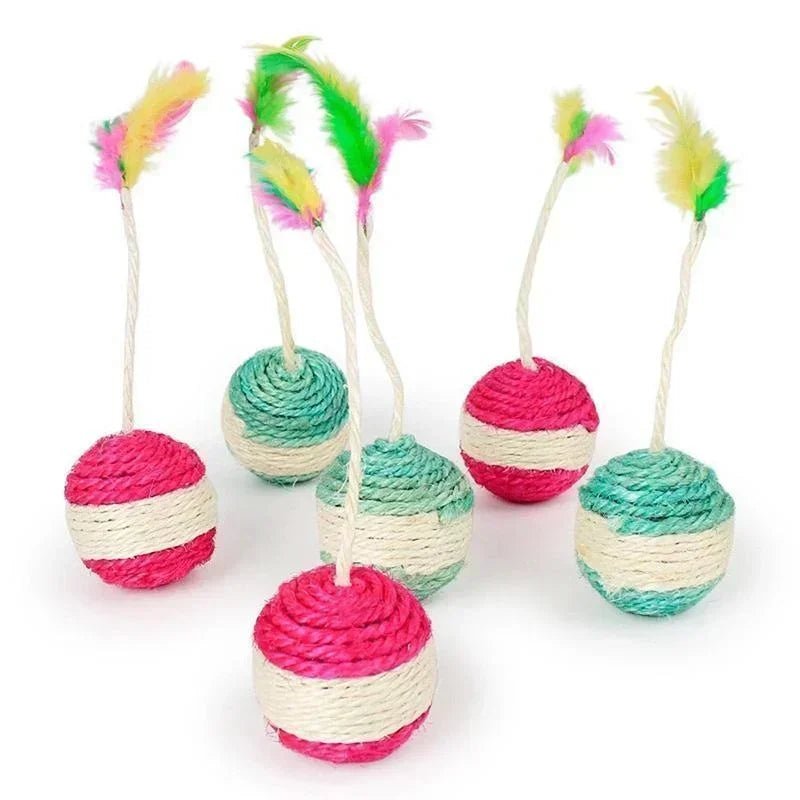 Cat Sisal Scratching Ball toy - Buisty